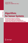 Buchcover Algorithms for Sensor Systems