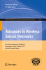 Buchcover Advances in Wireless Sensor Networks