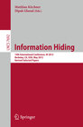 Buchcover Information Hiding