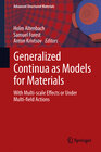 Buchcover Generalized Continua as Models for Materials
