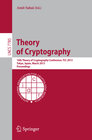 Buchcover Theory of Cryptography