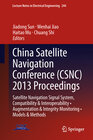 Buchcover China Satellite Navigation Conference (CSNC) 2013 Proceedings