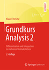 Buchcover Grundkurs Analysis 2