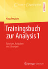 Buchcover Trainingsbuch zur Analysis 1