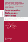 Buchcover Communication Technologies for Vehicles