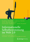 Buchcover Informationelle Selbstbestimmung im Web 2.0