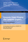Buchcover Computer Vision, Imaging and Computer Graphics - Theory and Applications