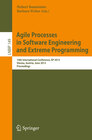 Buchcover Agile Processes in Software Engineering and Extreme Programming