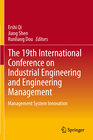 The 19th International Conference on Industrial Engineering and Engineering Management width=