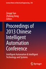 Buchcover Proceedings of 2013 Chinese Intelligent Automation Conference