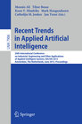 Buchcover Recent Trends in Applied Artificial Intelligence