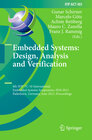 Buchcover Embedded Systems: Design, Analysis and Verification