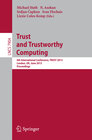 Buchcover Trust and Trustworthy Computing