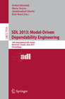 Buchcover SDL 2013: Model Driven Dependability Engineering