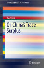 Buchcover On China's Trade Surplus