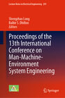 Buchcover Proceedings of the 13th International Conference on Man-Machine-Environment System Engineering