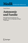 Buchcover Autonomie und Familie