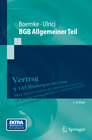 Buchcover BGB Allgemeiner Teil