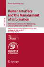 Buchcover Human Interface and the Management of Information