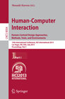 Buchcover Human-Computer Interaction: Human-Centred Design Approaches, Methods, Tools and Environments