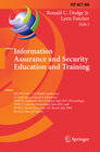 Buchcover Information Assurance and Security Education and Training