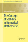 Buchcover The Concept of Stability in Numerical Mathematics