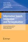 Buchcover Information Search, Integration and Personalization