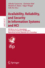 Buchcover Availability, Reliability, and Security in Information Systems and HCI