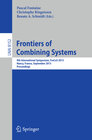 Buchcover Frontiers of Combining Systems
