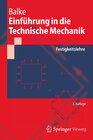 Buchcover Einführung in die Technische Mechanik