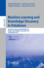 Buchcover Machine Learning and Knowledge Discovery in Databases