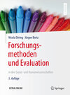 Buchcover Forschungsmethoden und Evaluation in den Sozial- und Humanwissenschaften