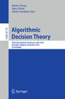 Buchcover Algorithmic Decision Theory