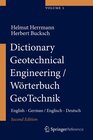Buchcover Dictionary Geotechnical Engineering/Wörterbuch GeoTechnik