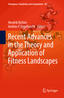 Buchcover Recent Advances in the Theory and Application of Fitness Landscapes