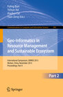 Buchcover Geo-Informatics in Resource Management and Sustainable Ecosystem