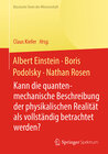 Buchcover Albert Einstein, Boris Podolsky, Nathan Rosen
