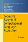 Buchcover Cognitive Aspects of Computational Language Acquisition