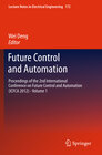 Buchcover Future Control and Automation