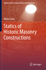 Buchcover Statics of Historic Masonry Constructions