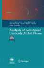 Buchcover Analysis of Low-Speed Unsteady Airfoil Flows