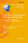 Buchcover Advances in Production Management Systems. Competitive Manufacturing for Innovative Products and Services