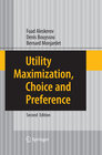 Buchcover Utility Maximization, Choice and Preference
