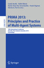 Buchcover PRIMA 2013: Principles and Practice of Multi-Agent Systems