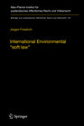 Buchcover International Environmental “soft law”
