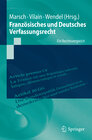 Buchcover Französisches und Deutsches Verfassungsrecht