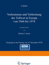 Buchcover Vorkommen und Verbreitung der Tollwut in Europa von 1966 bis 1974