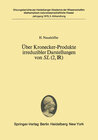 Buchcover Über Kronecker-Produkte irreduzibler Darstellungen von SL (2, ?)