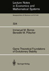 Buchcover Game Theoretical Foundations of Evolutionary Stability