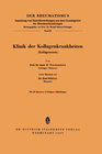 Buchcover Klinik der Kollagenkrankheiten (Kollagenosen)